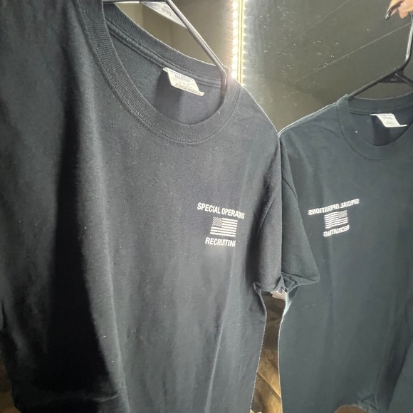 COPY - SPECIAL OPERATION RECRUIT SHIRT FOR ARMY black with letters white, size … - Picture 1 of 7